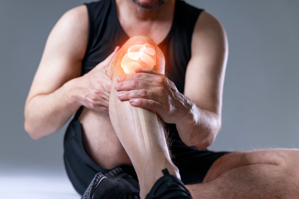 Knee,Trauma,And,Joint,Pain,Of,A,Male,Athlete,During