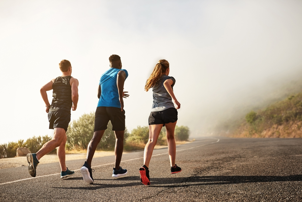 Group,,Fitness,And,Sport,With,Running,In,Outdoor,By,Training,